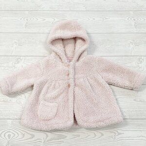 NEXT Pink Sherpa Style Plush Jacket